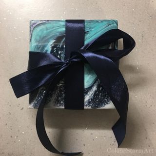 coasters - wrapped in a bow